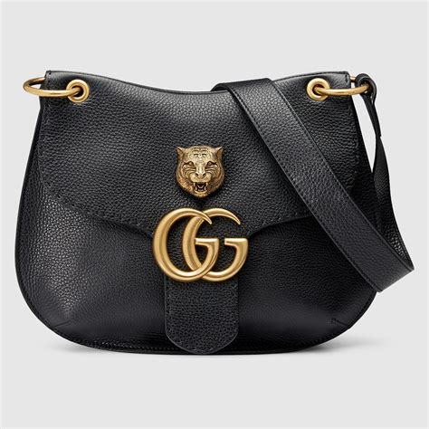 bolsa gucci laranja|Gucci leather shoulder bag.